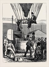 MILITARY BALLOONING, EXPERIMENTAL ASCENT AT WOOLWICH ARSENAL