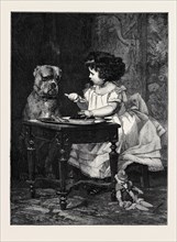 THERE IS NOTHING FOR THE DOG, FROM THE PICTURE BY H. CROLA IN THE EXHIBITION OF THE ROYAL ACADEMY