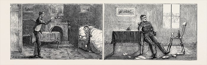 PASSAGES IN THE LIFE OF A SUBALTERN: LEFT IMAGE: ANNOYING GOING TO BED VERY TIRED TO FIND YOUR