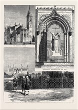 SCENE OF THE CAWNPORE MASSACRE OF 1857, MEMORIAL BUILDING AND GARDENS, THE MEMORIAL CHURCH,