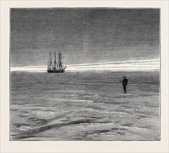 THE AUSTRIAN POLAR EXPEDITION: THE "TEGETHOFF" ENCLOSED IN THE ICE