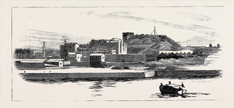 BEFORE THE BOMBARDMENT OF ALEXANDRIA, JULY 7, 1882: FORT NAPOLEON FROM THE SEA