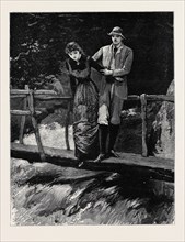 KIT, A MEMORY; BY JAMES PAYN: Frank found himself alone with Trenna upon the little rustic bridge