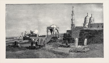 THE BRITISH OCCUPATION OF CAIRO: TOMBS OF THE CALIPHS, EGYPT