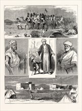 THE REBELLION IN THE SOUDAN (SUDAN): 1. Sheik Halifa with Eighty of His Followers Coming from the