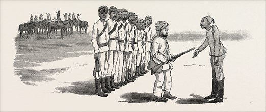 THE REBELLION IN THE SOUDAN (SUDAN), THE MATERIAL WITH WHICH BAKER PASHA WAS EXPECTED TO DEFEAT THE