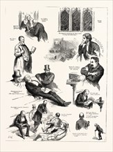 CHARACTER SKETCHES IN THE HOUSE OF COMMONS DURING THE DEBATE ON THE VOTE OF CENSURE, LONDON