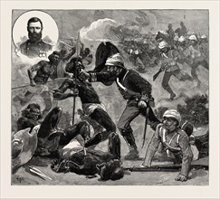 CAPTAIN ARTHUR KNYVET WILSON, V.C., R.N., AT THE BATTLE OF TEB. During one of the Arab charges on