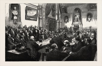 A MEETING OF THE COMMON COUNCIL AT THE GUILDHALL, LONDON, UK