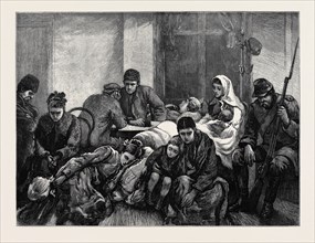 THE RUSSO-TURKISH WAR, OPENING OF THE CAMPAIGN IN EUROPE: FAMILIES MIGRATING FROM IBRAILA, WAITING