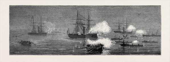 THE WAR IN THE EAST: WITH HOBART PASHA, THE UNSUCCESSFUL NIGHT ATTACK BY SEVEN RUSSIAN TORPEDO