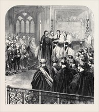 CONSECRATION AT WESTMINSTER ABBEY, 1870