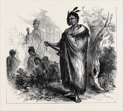 TE KOOTI, the Maori chief and leader of insurgents in New Zealand, 1870