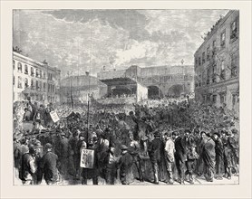 SOUTHWARK ELECTION, LONDON, 1870