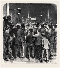 COLUMBIA FISH MARKET, THE FIRST SALE, 1870