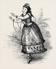 MRS. WOOD AS POCAHONTAS IN "LA BELLE SAUVAGE", 1870