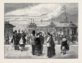 THE VOLUNTEERS AT BRIGHTON, THE NEW PIER, 1870