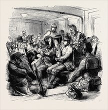 THE VOLUNTEER REVIEW AT BRIGHTON: THE RETURN, 1870