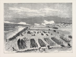 THE VOLUNTEER REVIEW AT BRIGHTON: THE ATTACK, 1870