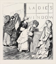LADIES' WINDOW AT THE NEW YORK POST OFFICE, 1870