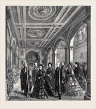 THE OPENING OF THE LONDON UNIVERSITY BUILDINGS, ARRIVAL OF THE QUEEN, 1870