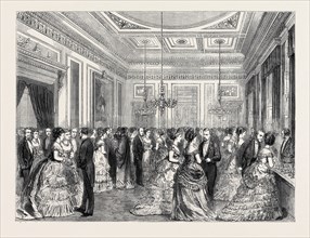 FESTIVITIES AT FISHMONGERS' HALL, THE COURT DINING ROOM, 1870