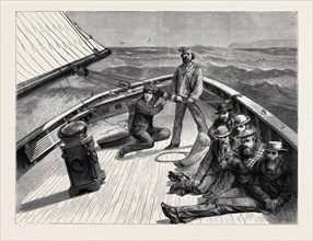 THE ANGLO-AMERICAN YACHT-RACE, ON BOARD THE CAMBRIA, 1870