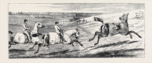 THE TRAINING OF A RACEHORSE: THE FIRST GALLOP ON THE DOWNS AFTER THE WINTER, 1870