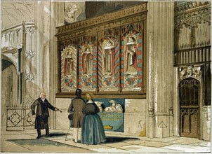 PAINTED SCREEN, ST. GEORGE'S CHAPEL