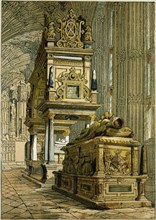 TOMB OF MARY, QUEEN OF SCOTS: WESTMINSTER ABBEY, UK
