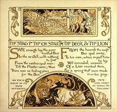 THE STAG IN THE OX STALL; THE DEER AND THE LION