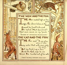 THE HEN AND THE FOX; THE CAT AND THE FOX