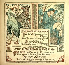 THE UNGRATEFUL WOLF; THE FISHERMAN AND THE FISH