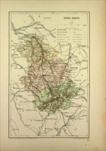 MAP OF HAUTE-MARNE, FRANCE