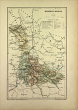 MAP OF MEURTHE-ET-MOSELLE, FRANCE