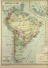 MAP OF SOUTH AMERICA