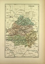 MAP OF DORDOGNE, FRANCE