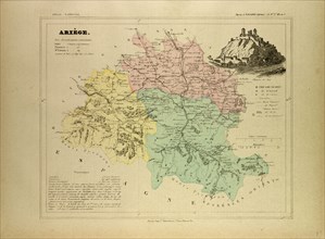 MAP OF ARIÃâGE, FRANCE