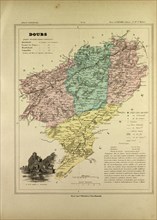 MAP OF DOUBS, FRANCE