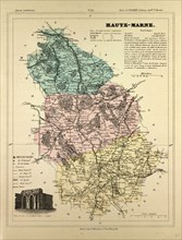 MAP OF HAUTE-MARNE, FRANCE