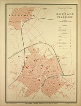 MAP OF ROUBAIX AND TOURCOING