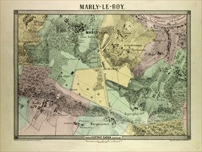 MAP OF MARLY-LE-ROY, FRANCE
