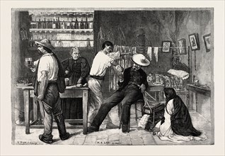 SCENE IN A CHILIAN WAYSIDE POSADA, 1891