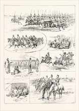 CAVALRY MANOEUVRES OF THE BANGALORE DIVISION, MADRAS PRESIDENCY, INDIA: 1. The 21st Hussars