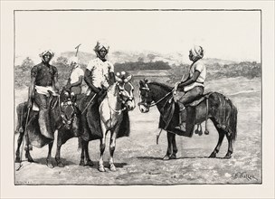 MANIPURI POLO-PLAYERS AND PONIES.