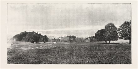 VISIT OF THE PRINCE OF WALES TO ROTHERHAM: WENTWORTH WOODHOUSE, THE SEAT OF EARL FITZWILLIAM. K.G.