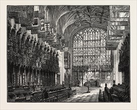 THE CHOIR, ST. GEORGE'S CHAPEL, WINDSOR, UK