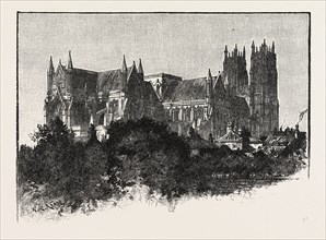 BEVERLEY MINSTER, FROM THE NORTH-EAST.