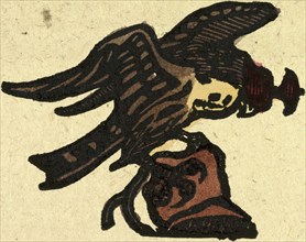illustration of English tales, folk tales, and ballads. A hawk