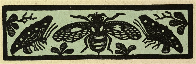 illustration of English tales, folk tales, and ballads. Insects